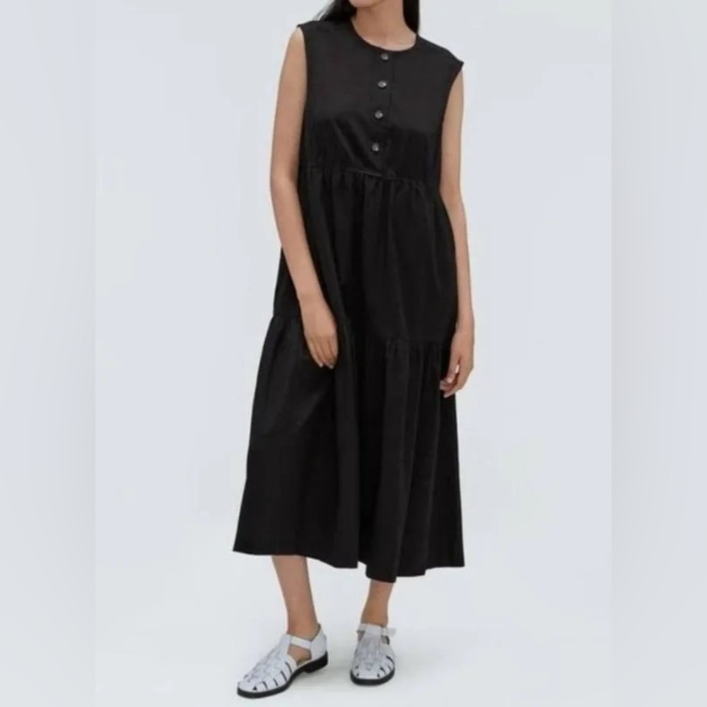 Everlane Tiered Midi Dress Size XS